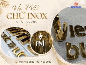 ma pvd chu inox